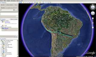 Lima - SP pelo Google Earth