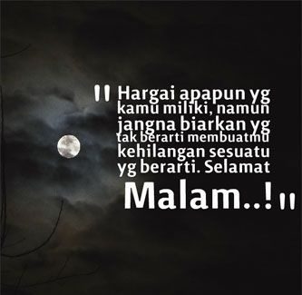 Kata Mutiara Ucapan Selamat Malam Terbaru Menyentuh Hati 