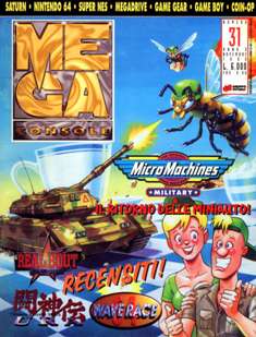 Mega Console 31 - Novembre 1996 | CBR 215 dpi | Mensile | Videogiochi
Numero volumi : 76
Mega Console è stata una rivista mensile dedicata ai videogiochi per console, pubblicata dal Febbraio 1994 al Dicembre 2000.
In origine si occupava solamente dei giochi sviluppati per le console prodotte dalla SEGA (Sega Master System, Sega Mega Drive, Sega 32X, Sega Mega CD, Sega Game Gear, Sega Saturn e Coin-op). Il suffisso Mega era un evidente richiamo alla console Sega Mega Drive, che all'epoca della prima pubblicazione era il modello più venduto della casa giapponese.
Oltre al materiale prodotto dalla redazione, l'editore possedeva tutti i diritti di traduzione dei materiali pubblicati dalla rivista Mean Machine Sega della Emap Images UK.
Con l'avvento della Sony Playstation, l'organizzazione di entrambe le riviste venne modificata, con conseguente perdita della caratteristica di magazine monomarca.
A partire dal numero 27 la rivista si occupò anche di giochi per le console Nintendo, infatti a partire da quel numero nella parte alta della copertina comparvero anche le diciture Nintendo 64, Super Nes e Game Boy.
Le pubblicazioni terminarono alla fine dell'anno 2000.