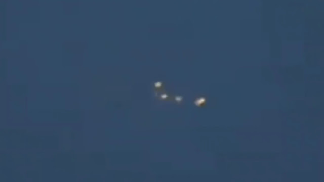 Here's a fantastic video showing 4 UFOs caught on camera over Ukraine in 2019.