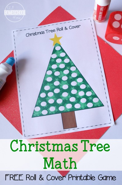 FREE Christmas Tree Math - This counting activities is such a FUN Christmas  printables for toddlers, preschool, kindergarten, and first grade kids to  practice math in December
