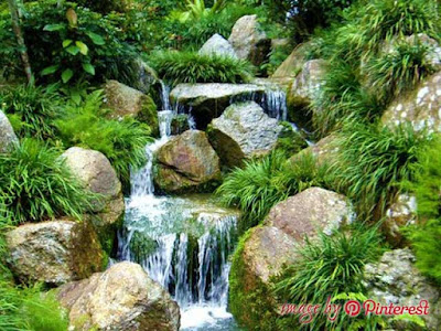 how to build a garden water fall