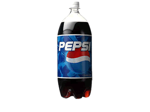 two liter bottle of Pepsi.