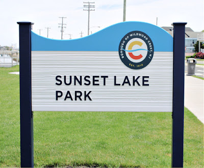 Sunset Lake Park in Wildwood Crest, New Jersey