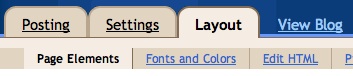 Layouts Tab