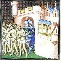 Cathars being expelled