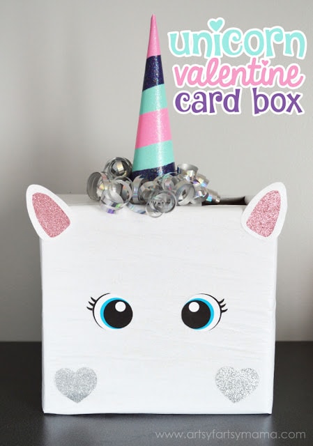 Easy unicorn craft card box