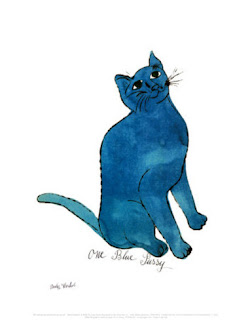 One Blue Pussy by Andy Warhol