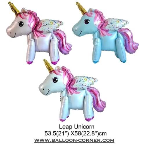 Balon Foil Leap Unicorn 3D (Assembled Foil Balloons)