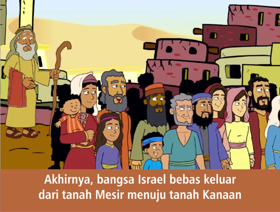 Komik Alkitab Anak: Tiang Awan dan Tiang Api