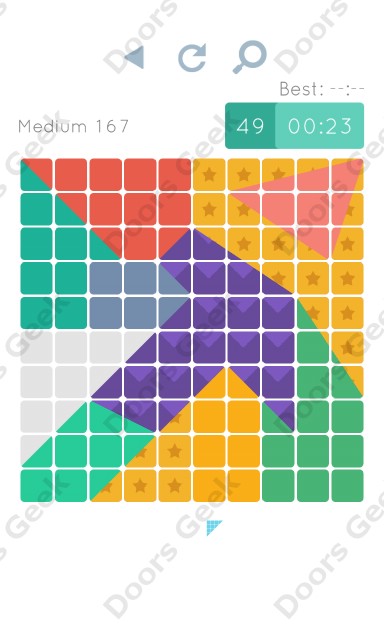 Cheats, Walkthrough for Blocks and Shapes Medium Level 167