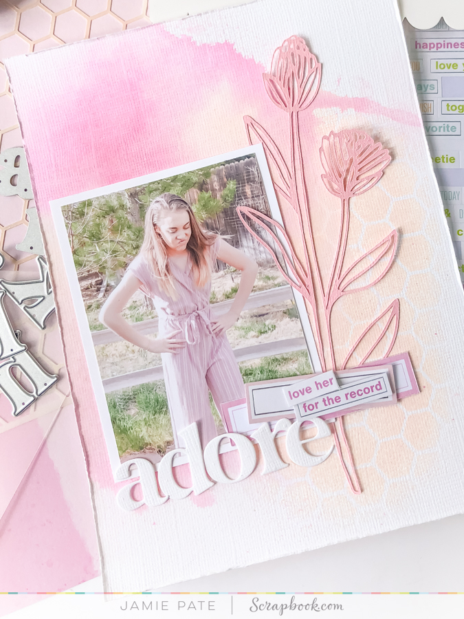 How I Challenged Myself to a Scrapbook Page