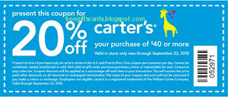 Free Printable Carter's Coupons