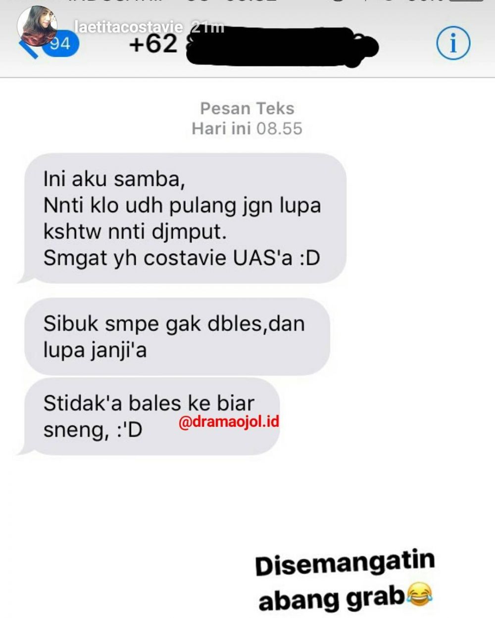 15 Chat Abang Ojek Online Ngajak Kenalan Pelanggan Ini Bikin