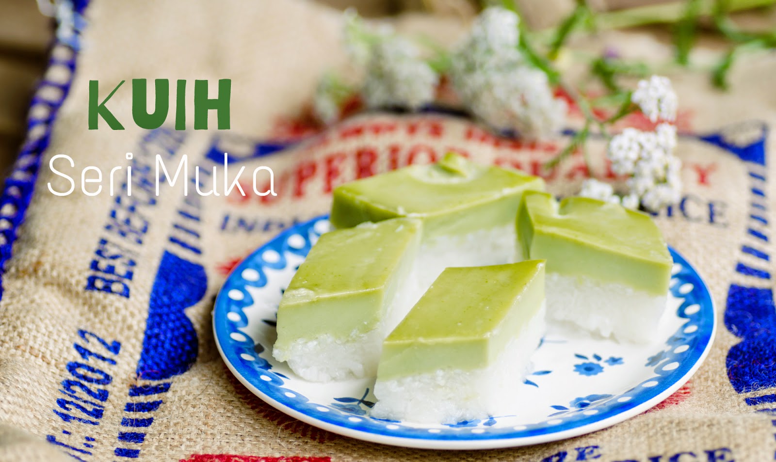 Recipe: Kuih seri muka (glutinous rice with pandan custard 