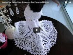 Casamento da Barbie - Vídeo com vestido de noiva de crochê para Barbie - - Crochet Wedding Dress For Barbie doll - Criado Por Pecunia Milliom video