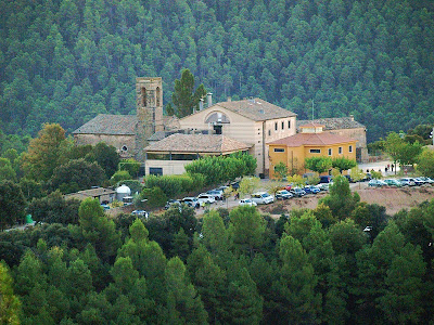 El poble de Gaià des de Santa Àgata