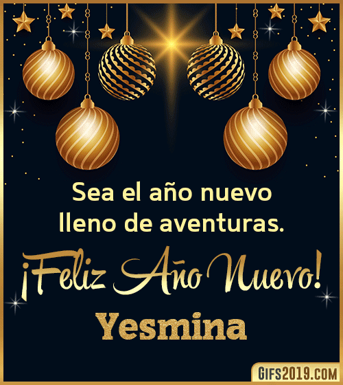 Mensajes de feliz año nuevo yesmina