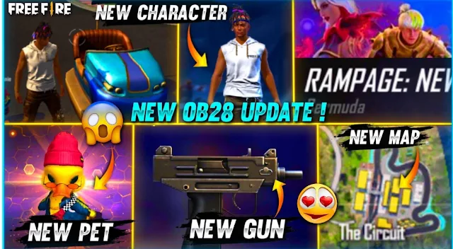 Free Fire OB28 Advance Server all new Features