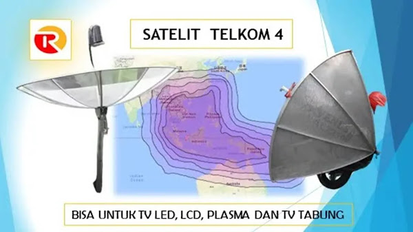 Parabola Jaring Satelit Telkom