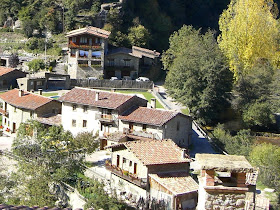 Typical stone houses in Rupit