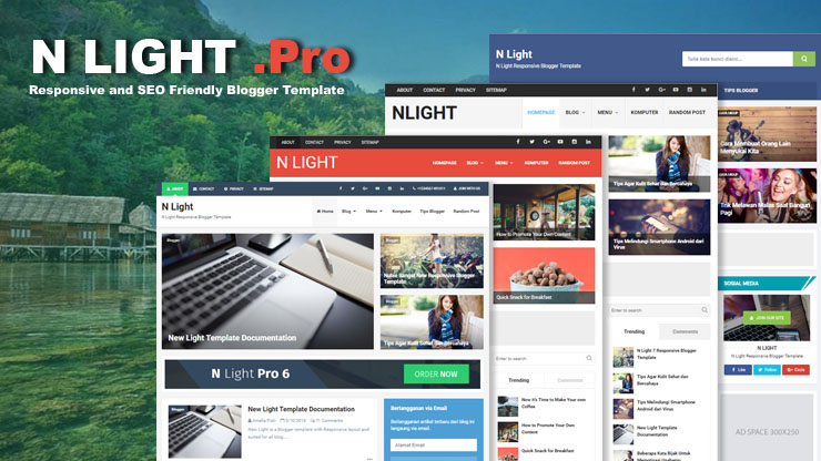 App Business Landing Page Responsive Blogger Template