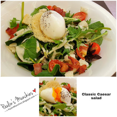 Poached egg with classic caesar salad - Tamago-En