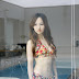 Nana Tanimura in colorful bikini