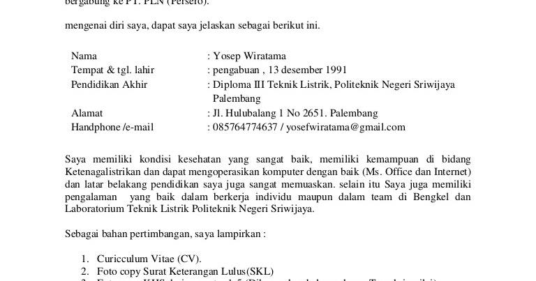 Contoh Surat Lamaran Kerja Ke Alfamart - 600 Tips