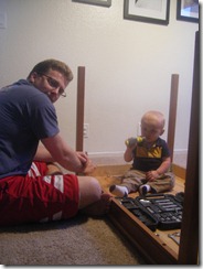 helping dad