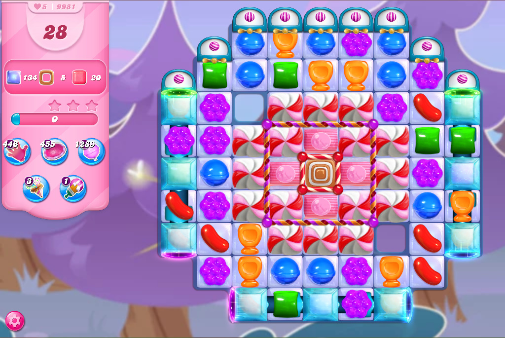 Candy Crush Saga level 9981