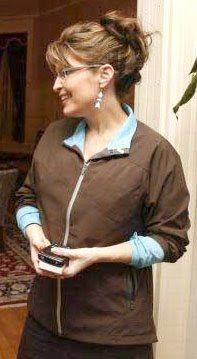 Sarah Palin in February 2008, 6 months pregnant.