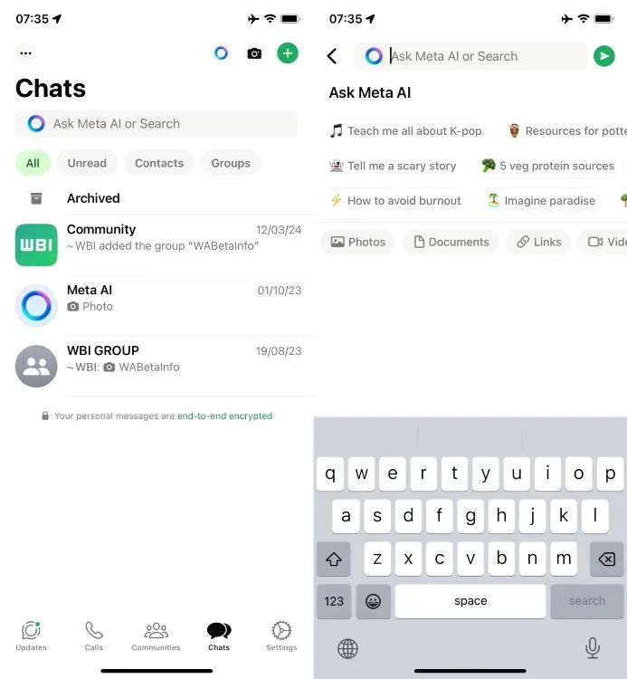 Here's How to Use Meta AI chatbot in WhatsApp