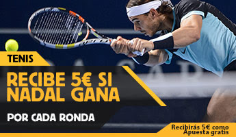 betfair bono 5 euros por ronda que Nadal pase Masters Paris 2015