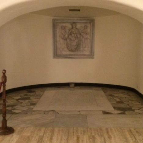 Lugar donde fueron enterrados Juan XXIII y Juan Pablo II
