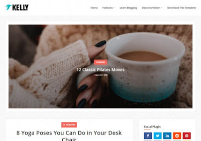 Kelly - Premium Blogger Template