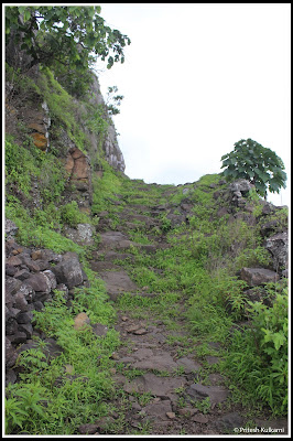 Way towards Fort entrance...Vairaatgad Fort