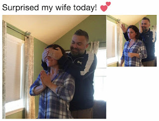 SURPRISED MY WIFE TODAY