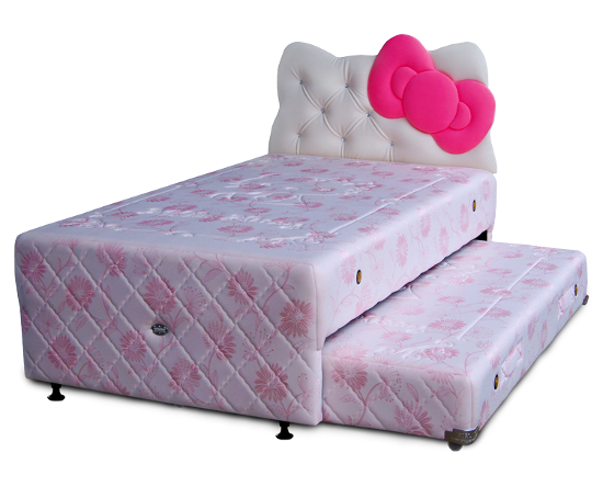 Jual Spring Bed Anak Hello Kitty Panel Classic Bigland 