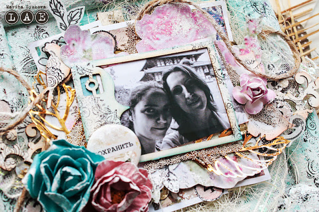 Нежная фоторамка / Shabby photoframe @marinasyskova #scrapbooking #shabbyshic #alterart #photoframe #lae