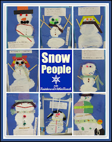 photo of: Snow People and Math via Snowman RoundUP at RainbowsWithinReach