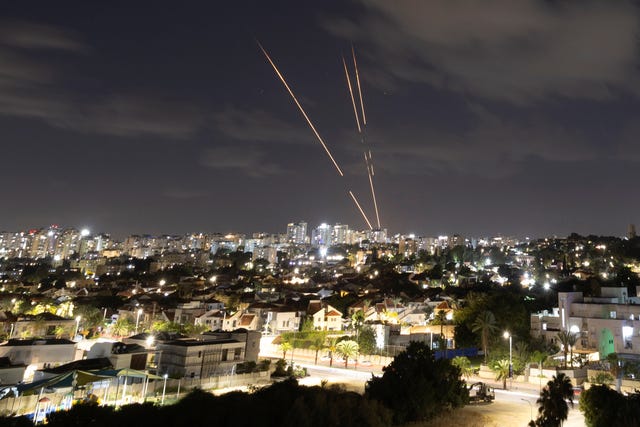 Israel's Iron Dome anti-missile system intercepts rockets fired by Iran on Tuesday 1 October, 2024
