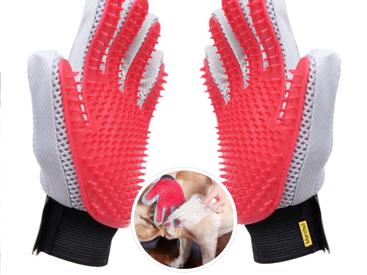 Soft Cat Grooming Gloves
