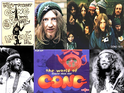 Gong,Daevid Allen,Gilli Smyth,Steve Hillage,Planet Gong, Psychedelic Music, Rock Music, Photo