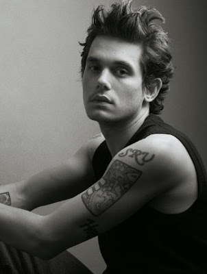 Nice John Mayer image showing bicep tattoo