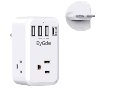 EyGde International Travel Plug Adapter Power Converter