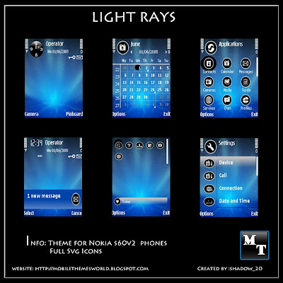 Light Rays  by shadow_20-S60v2 theme