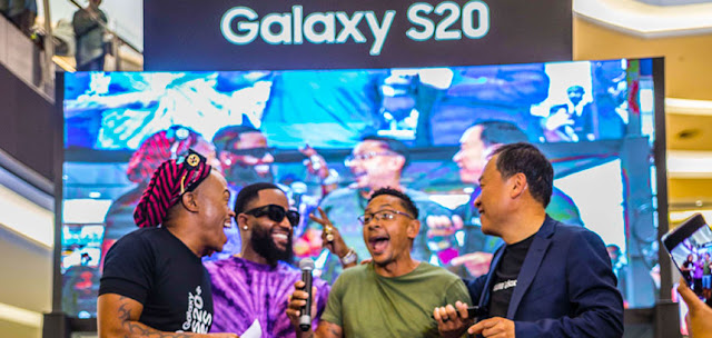 @SamsungMobileSA @CassperNyovest Take Over @SandtonCity #GalaxyS20Studio