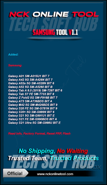 NCK Online Tool Samsung Module v1.1 NCK Online Tool Samsung Module v1.1