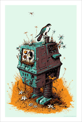 Mondo Star Wars Screen Print Series #1 - Scrap Yard Power Droid by Jeff Soto